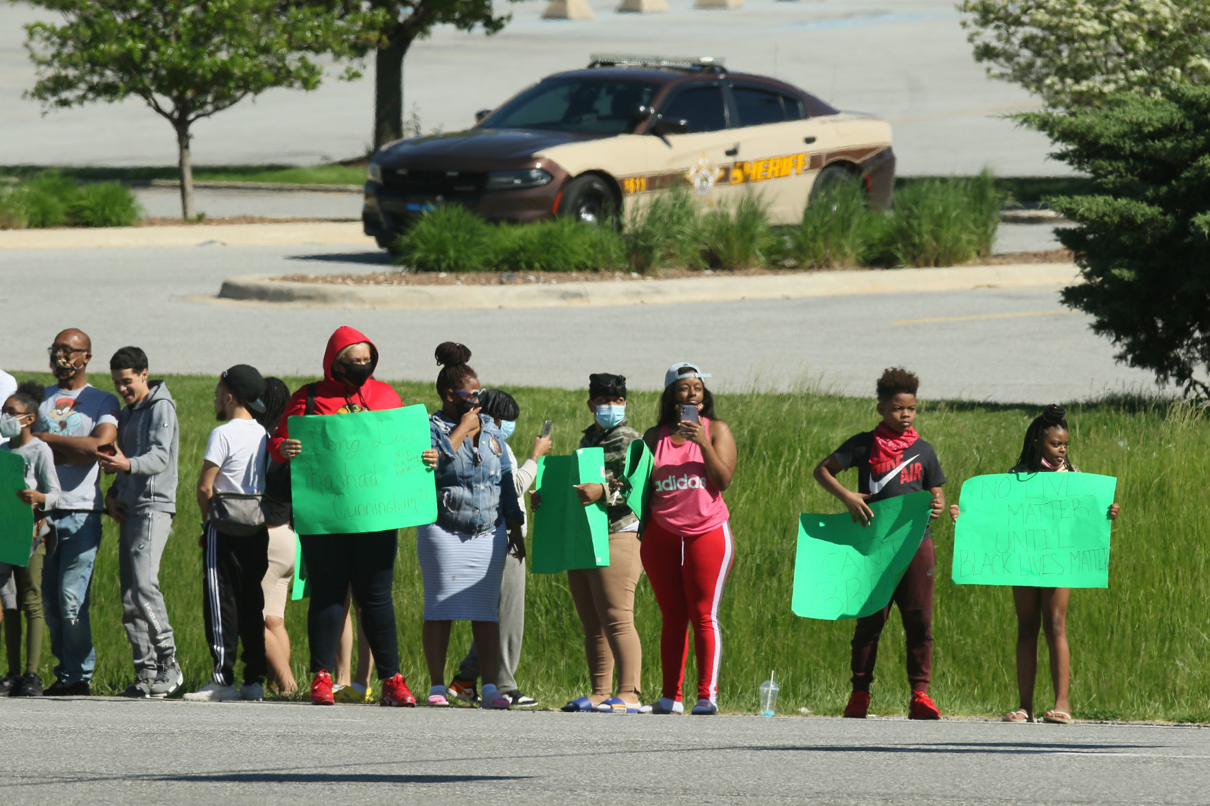 Southlake Mall protest